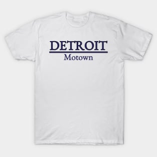 Detroit - Motown - Michigan T-Shirt